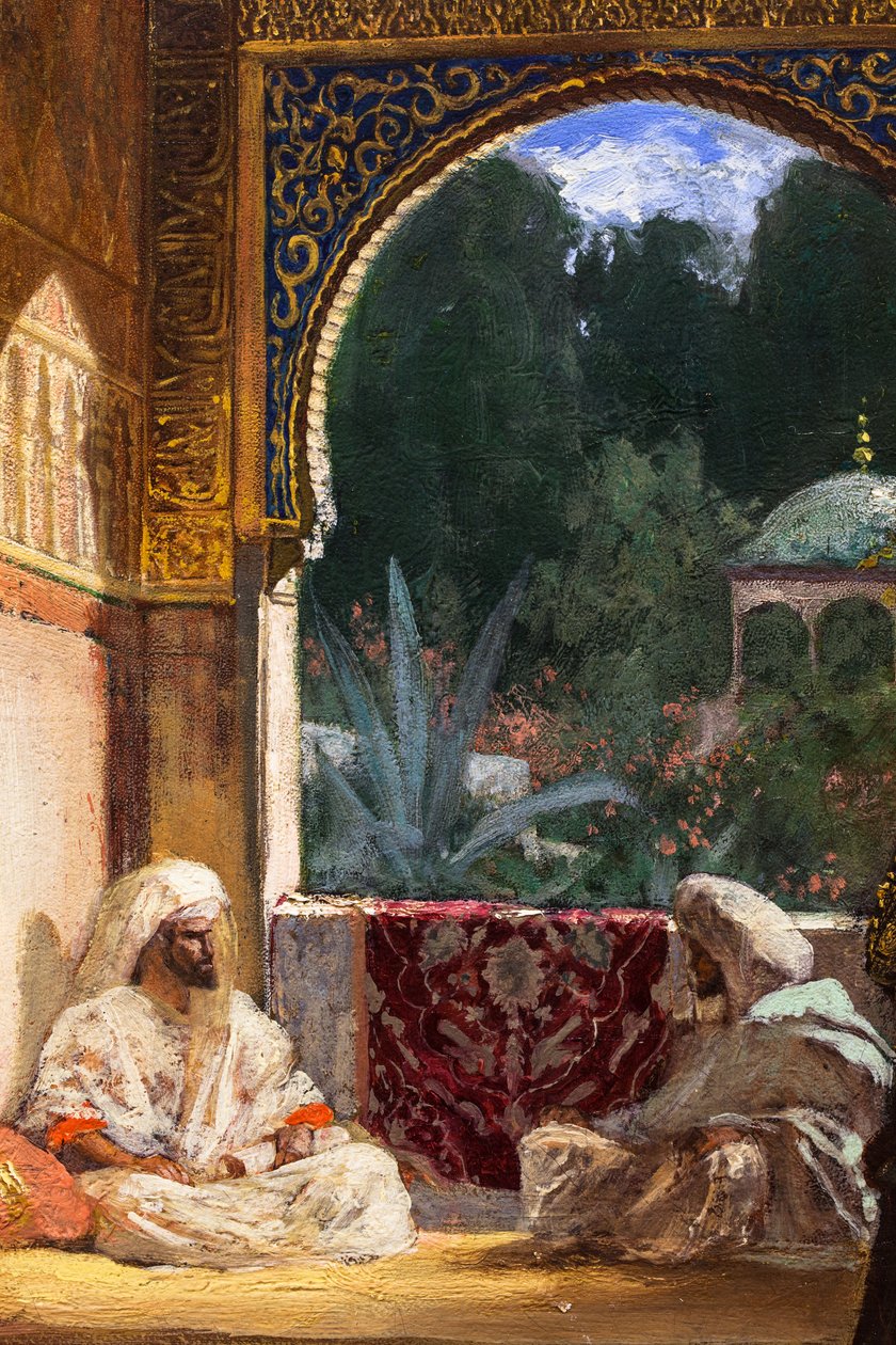 I sultanens palats (detalj), odaterad. (olja på duk) av Jean Joseph Benjamin Constant