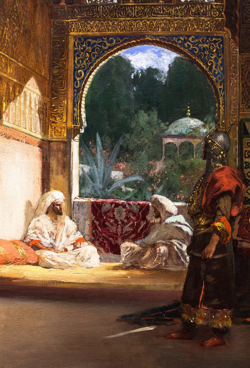 I sultanens palats (detalj), odaterad. (olja på duk) av Jean Joseph Benjamin Constant