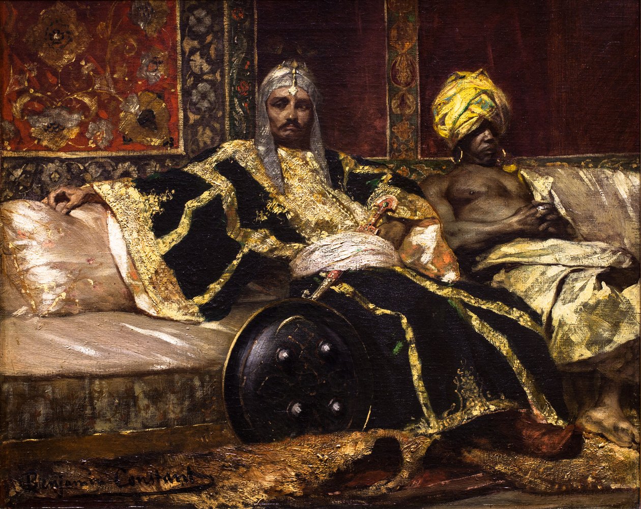 Janitsjar och eunuck av Jean Joseph Benjamin Constant