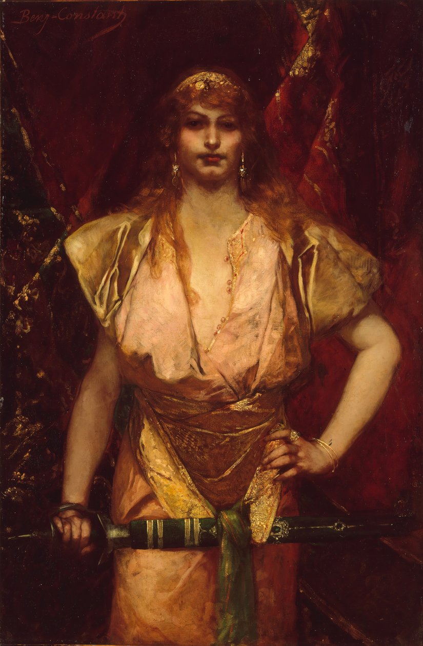 Judith, möjligen ca. 1886. av Jean Joseph Benjamin Constant