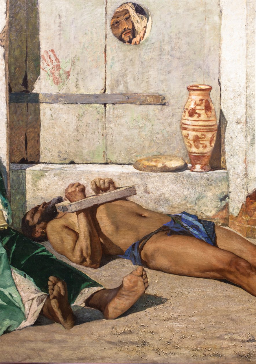 Marockanska fångar (detalj) av Jean Joseph Benjamin Constant