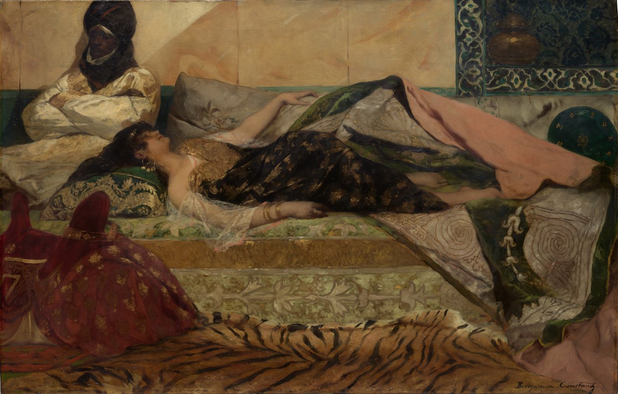 Odalisk. av Jean Joseph Benjamin Constant