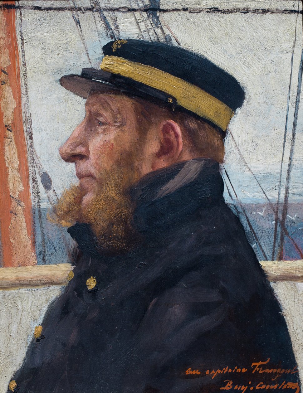 Porträtt av kapten Frangeul, 23 januari av Jean Joseph Benjamin Constant