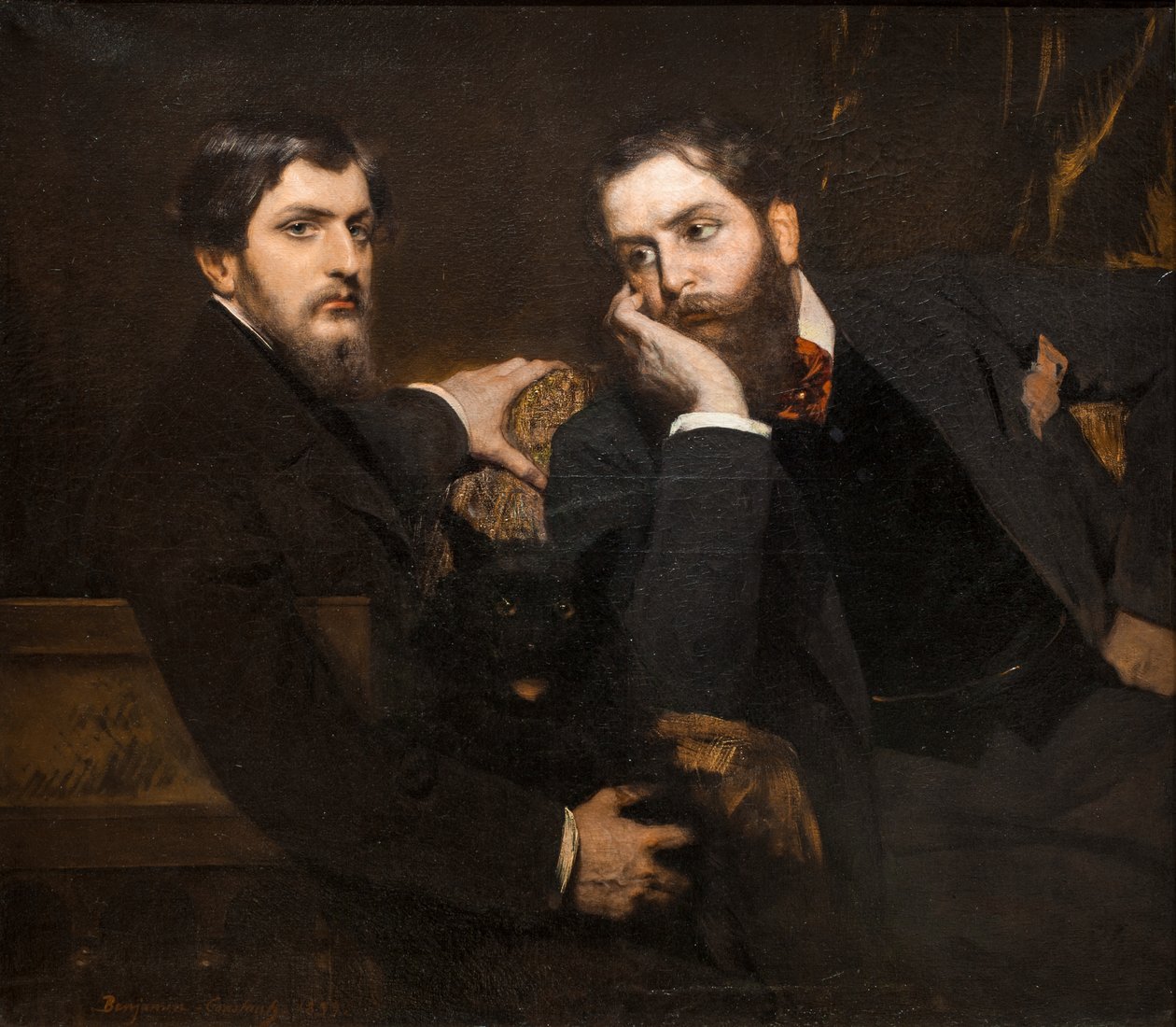 Porträtt av mina två söner av Jean Joseph Benjamin Constant