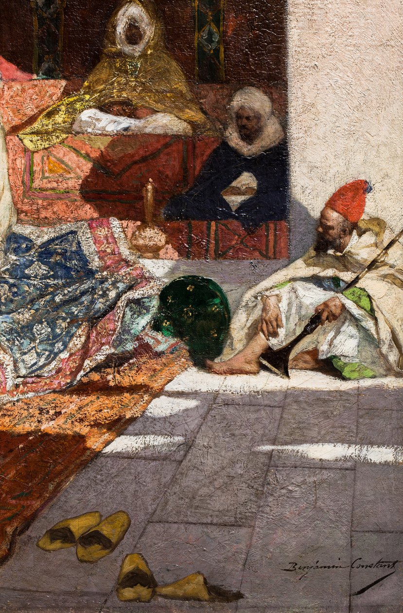 Presenter av en pascha (detalj), före 1883 (Olja på duk) av Jean Joseph Benjamin Constant