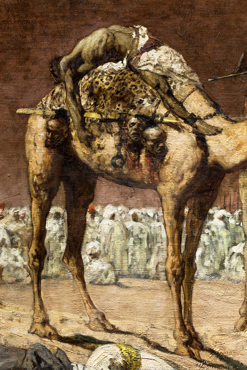 De sista rebellerna, marockansk historisk scen (detalj) av Jean Joseph Benjamin Constant