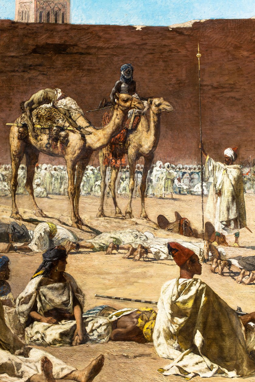 De sista rebellerna, marockansk historisk scen av Jean Joseph Benjamin Constant