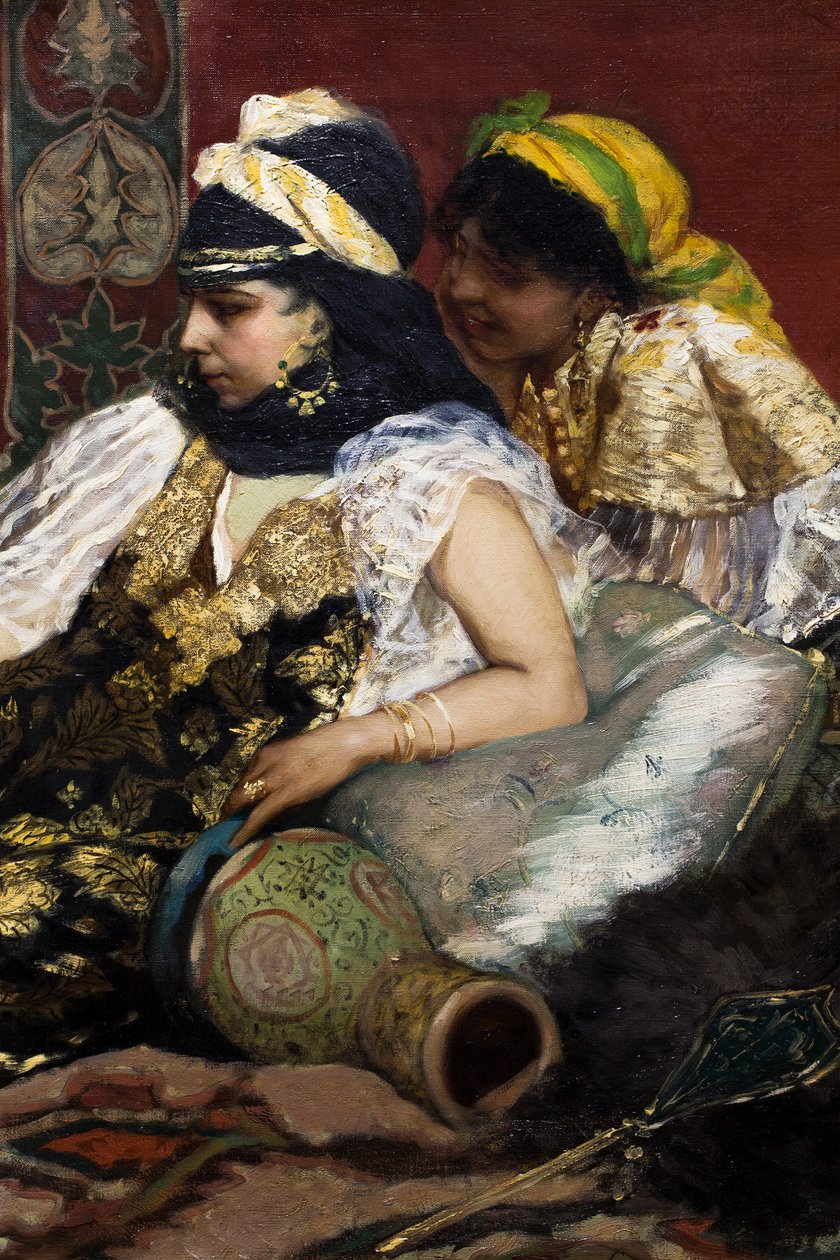 Den rosa flamingon (detalj) av Jean Joseph Benjamin Constant