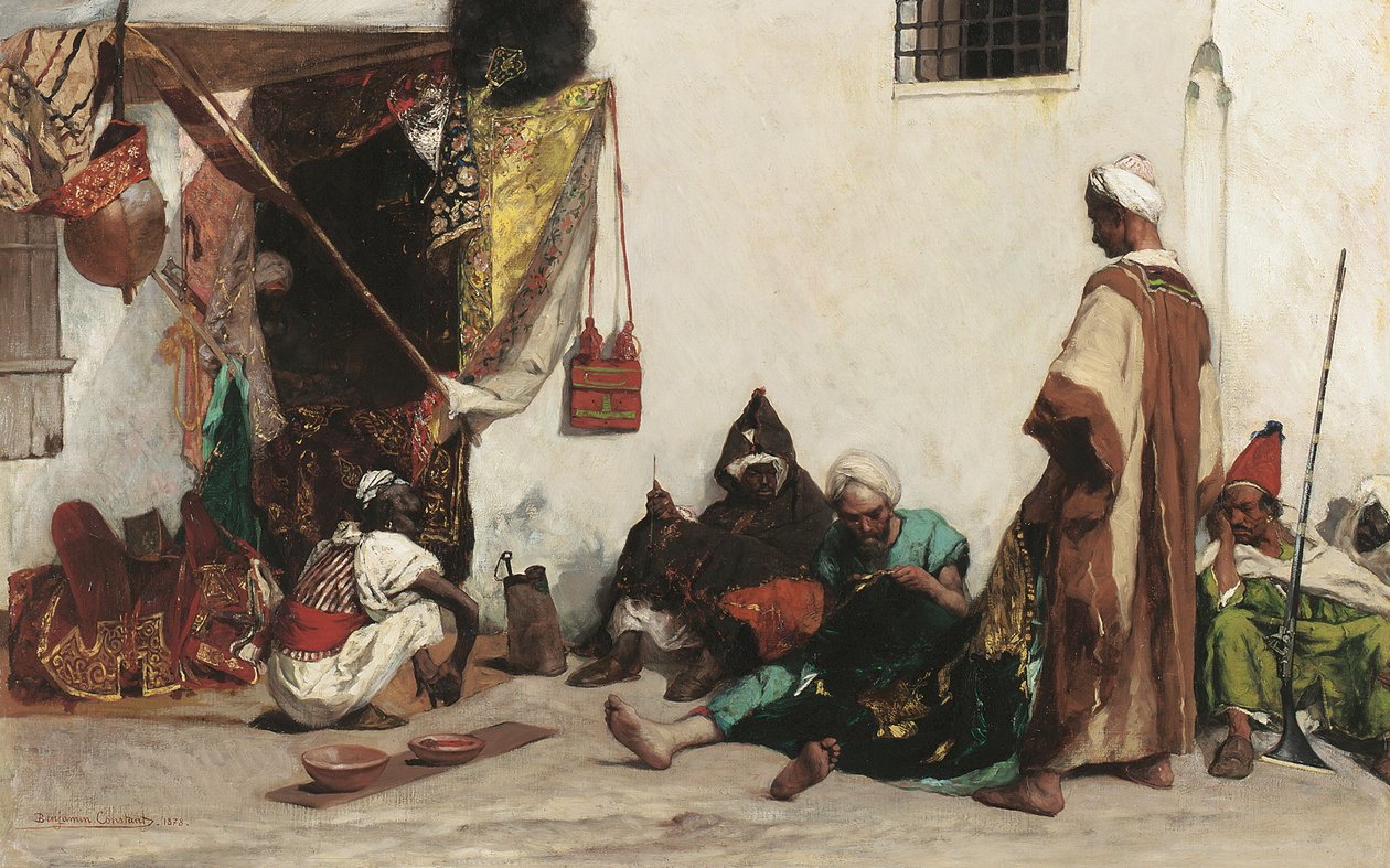 Skräddarens butik, 1878 av Jean Joseph Benjamin Constant