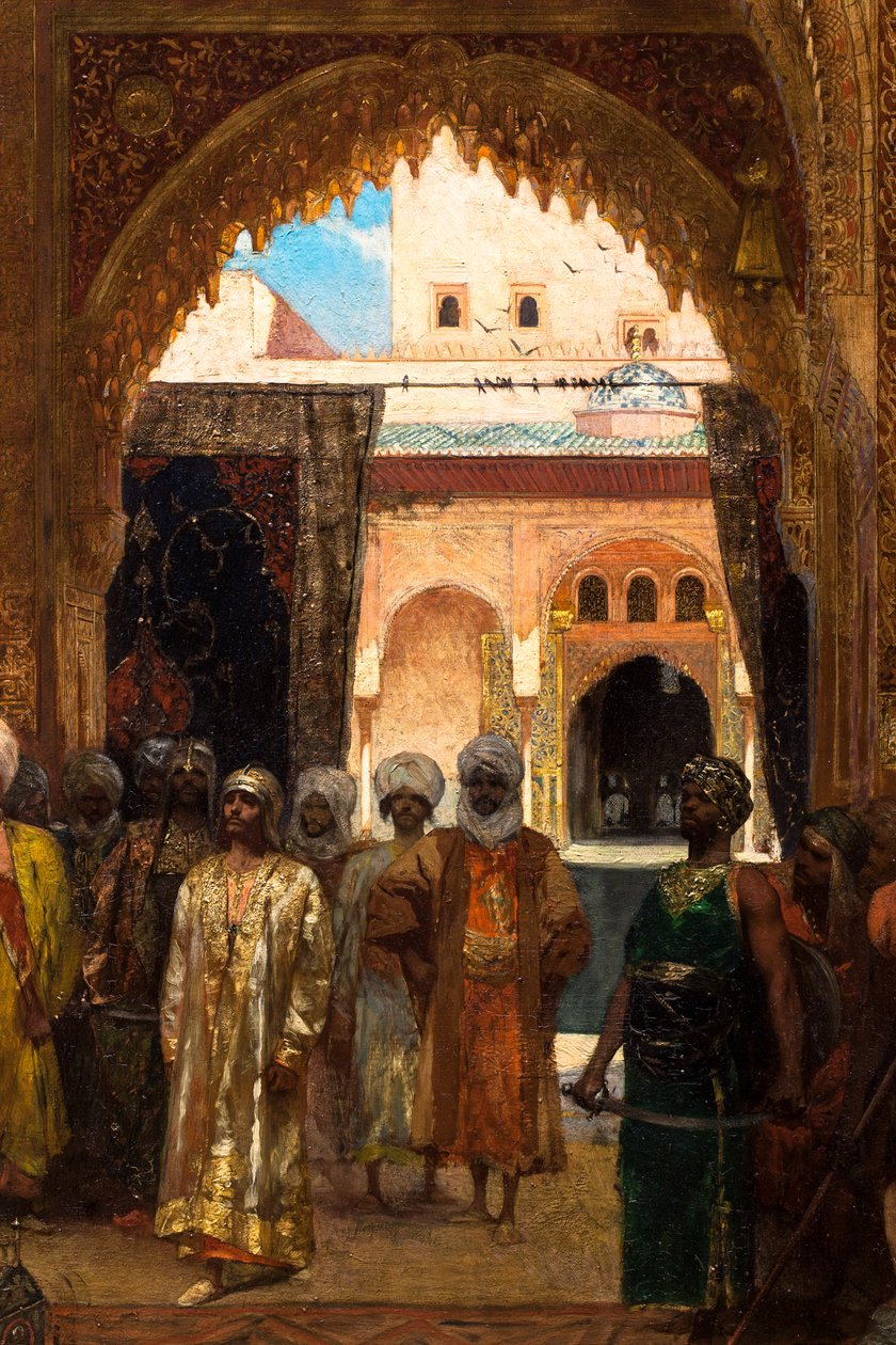 Dagen efter en seger vid Alhambra (detalj) av Jean Joseph Benjamin Constant
