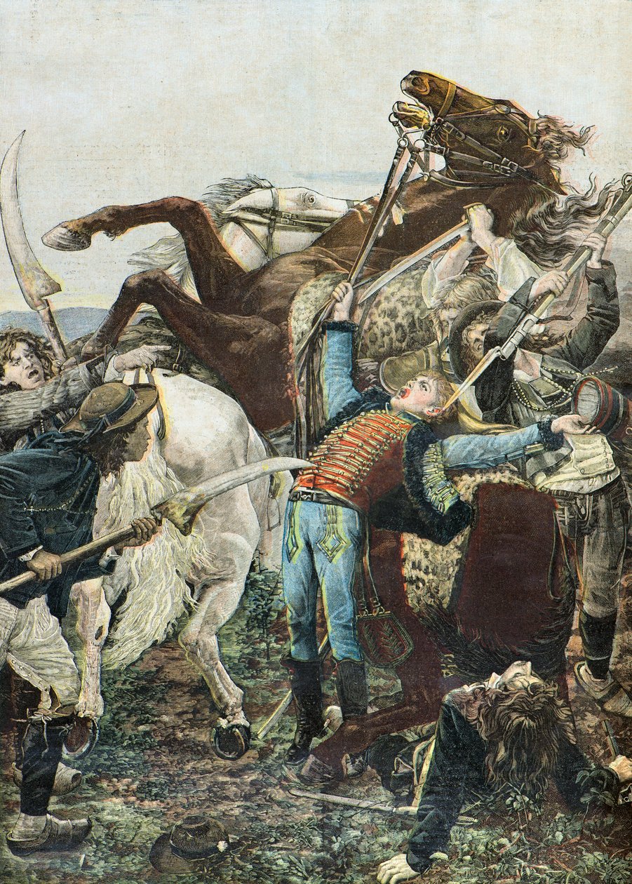 Baras död 1793 av Jean Joseph Weerts