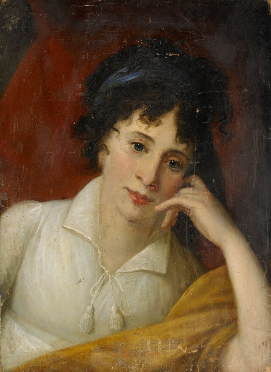 Porträtt av Ekaterina Fyodorovna Muravyova-Apostol, född Kolokoltseva 1771-1848 av Jean Laurent Monnier