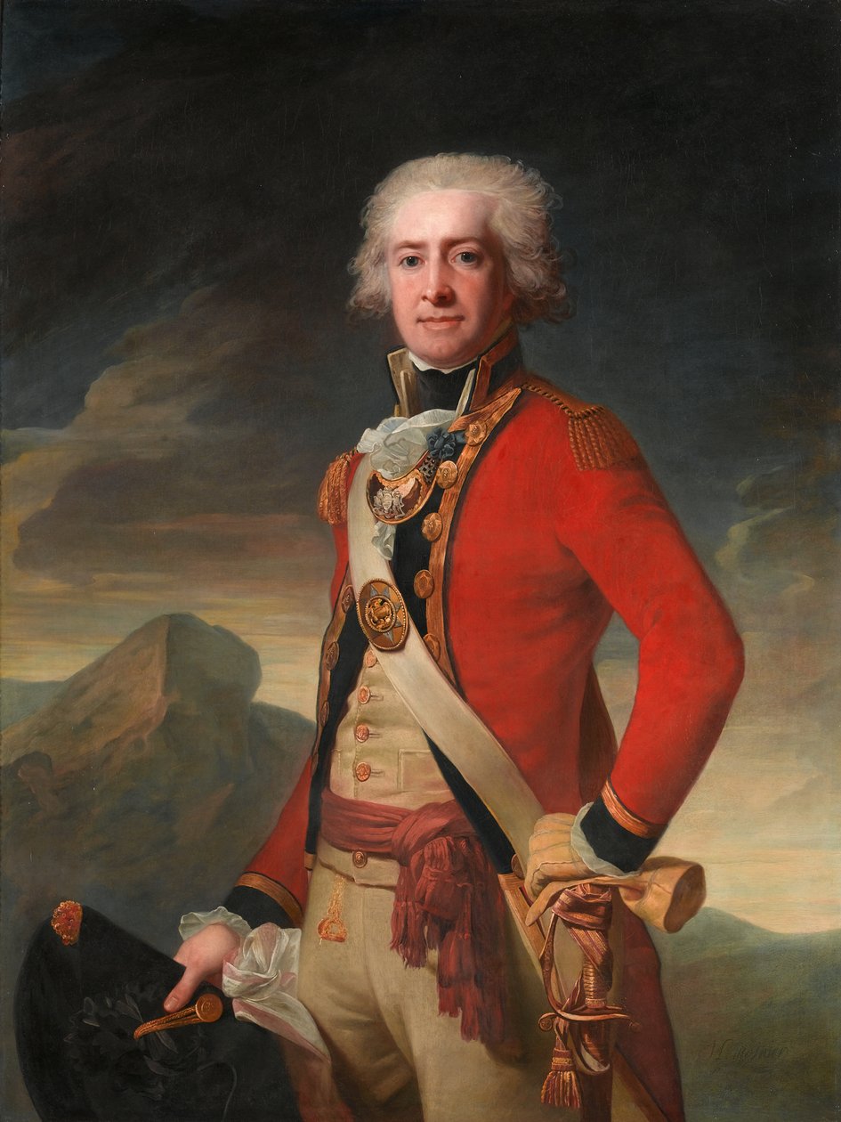Överstelöjtnant Francis Richardson, 1:a fotvakten, 1792 av Jean Laurent Mosnier