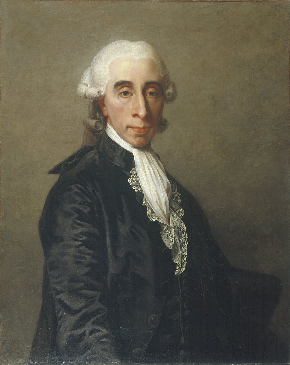 Porträtt av Jean Sylvain Bailly 1736-1793, 1789. av Jean Laurent Mosnier