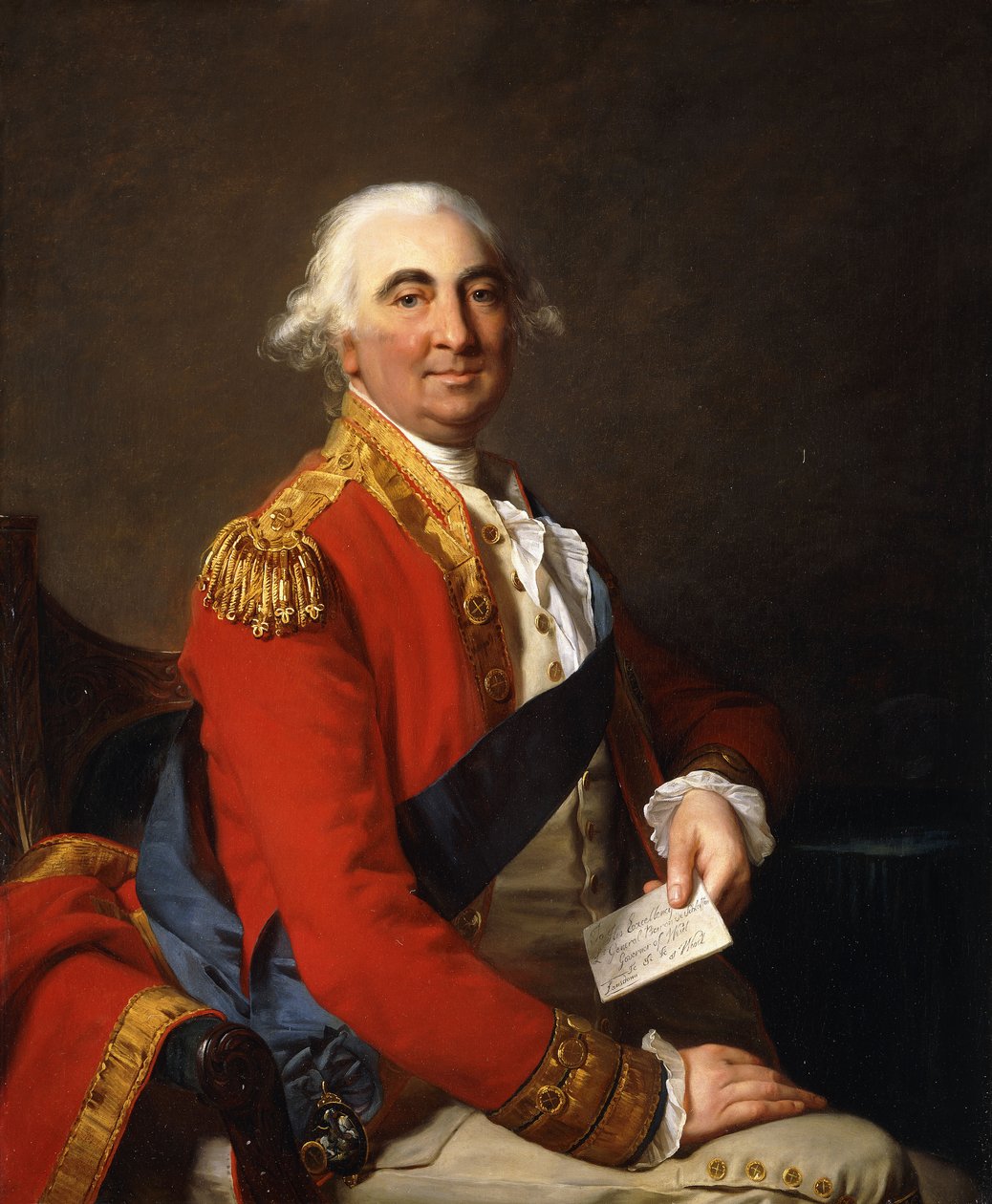 Porträtt av William Petty, 2nd Earl of Shelburne, 1st Marquis of Lansdowne av Jean Laurent Mosnier