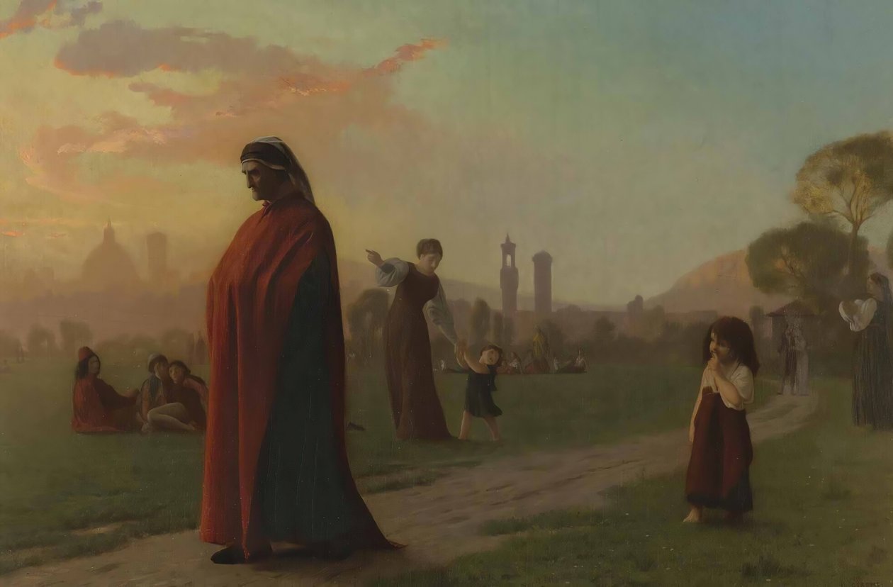 Dante han har sett helvetet, 1864. av Jean Leon Gerome