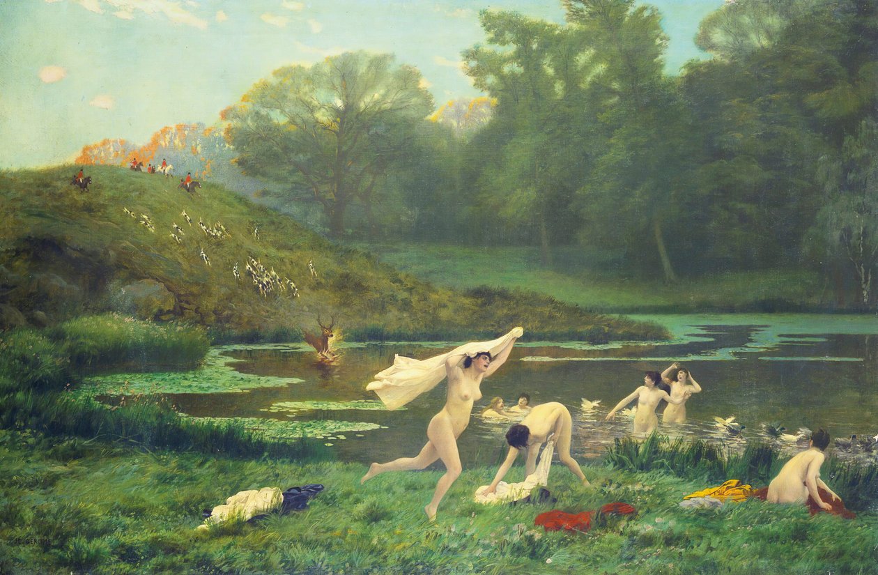 Diane och Acteon av Jean Leon Gerome