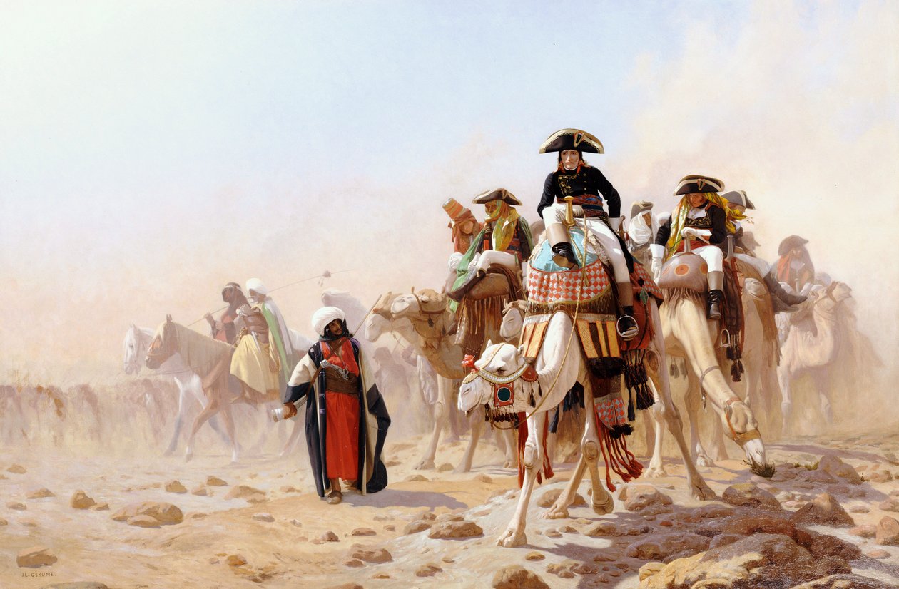 Napoleon och hans generalstab av Jean Leon Gerome
