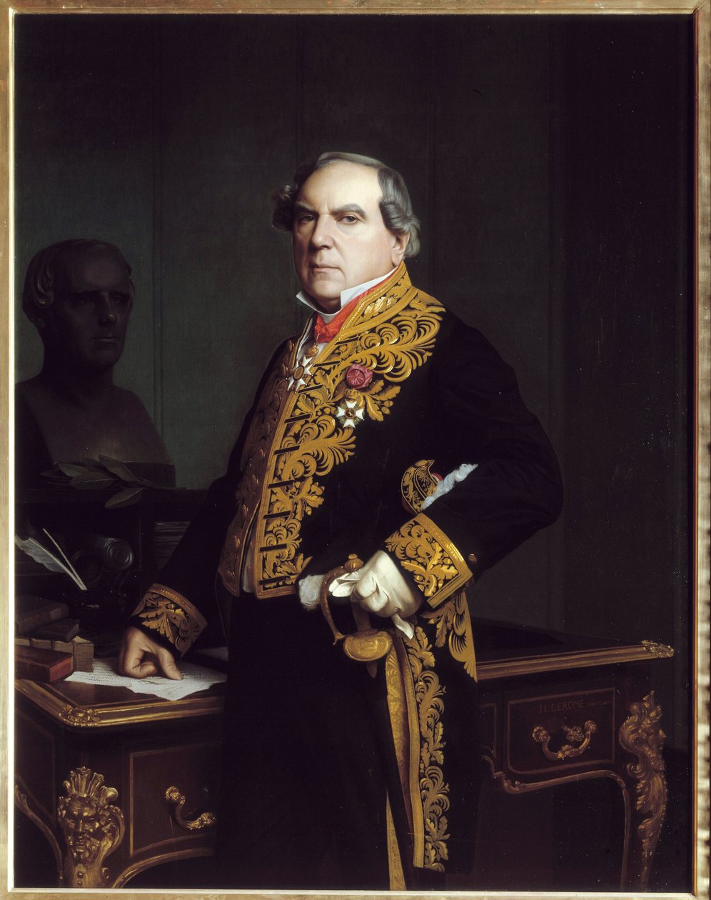 Porträtt av Amedee Thierry (1797-1873), fransk journalist och historiker. Målning av Jean Leon Gerome (1824-1904) av Jean Leon Gerome