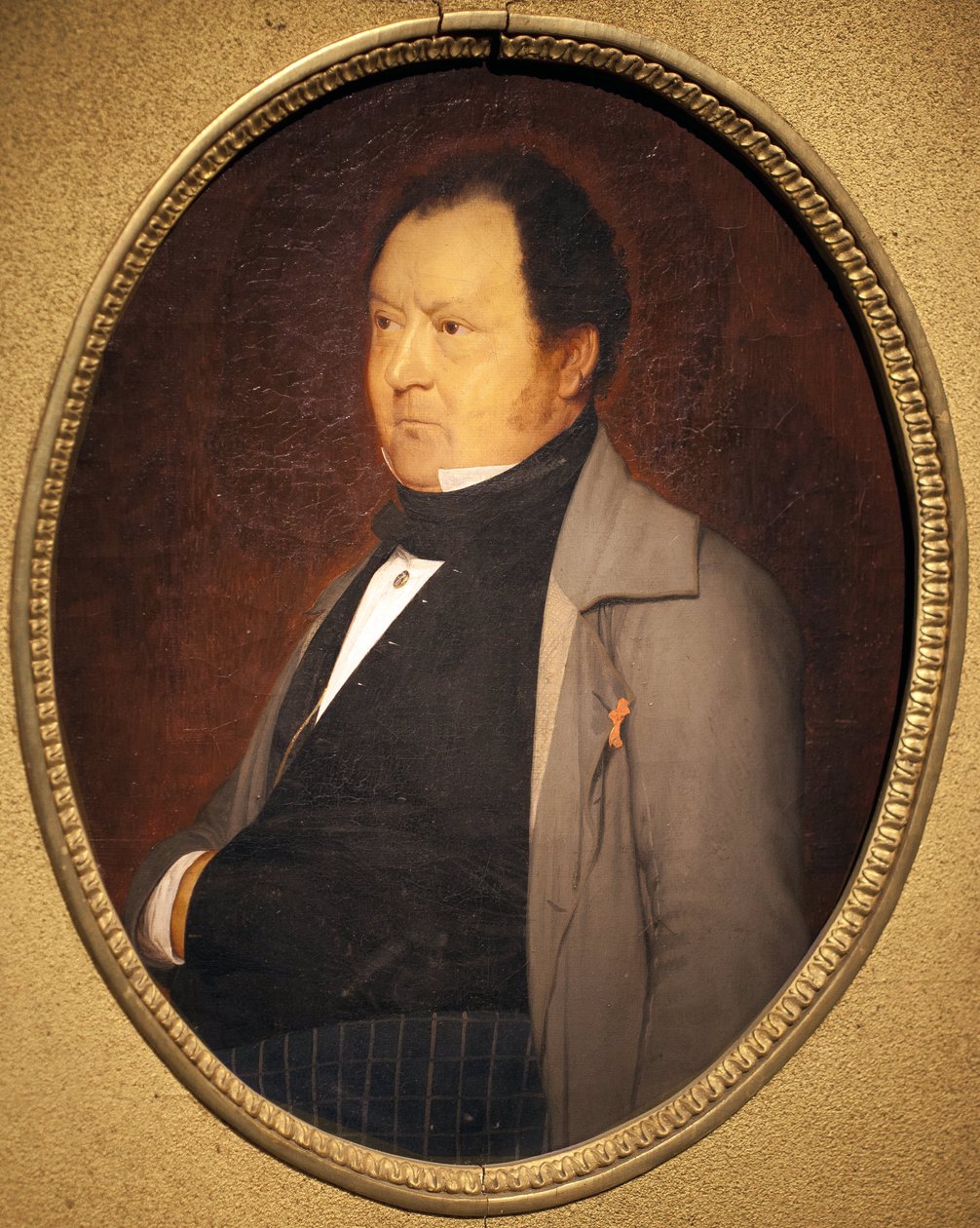 Porträtt av Mr Leblond. Målning av Jean Leon Gerome (1824-1904), olja på duk, cirka 1844. Fransk konst av Jean Leon Gerome