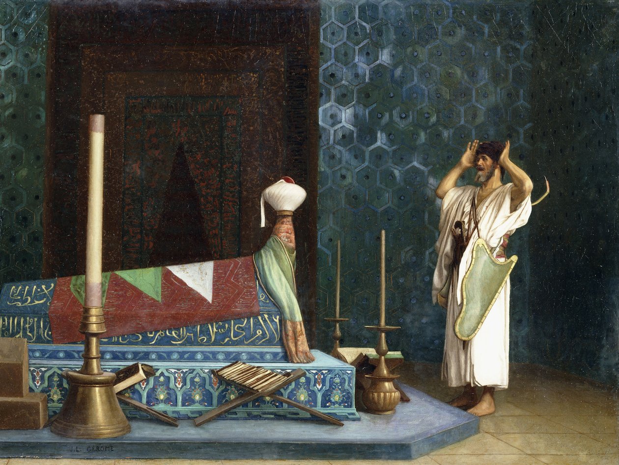Bön i sultanens rum av Jean Leon Gerome