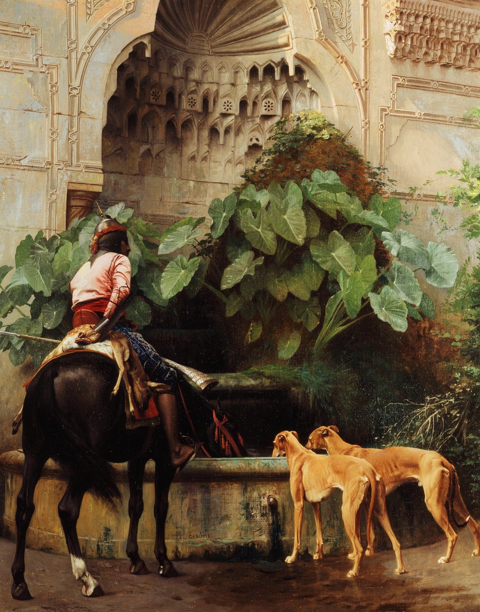 Återgå till jakt, av Jean Leon Gerome