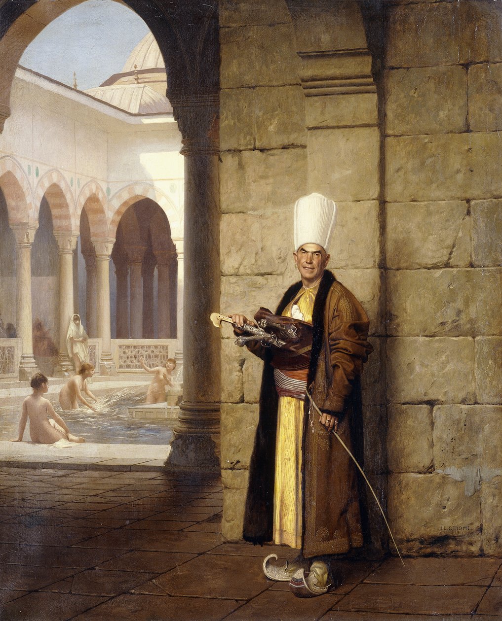 Den stora vita eunucken, av Jean Leon Gerome