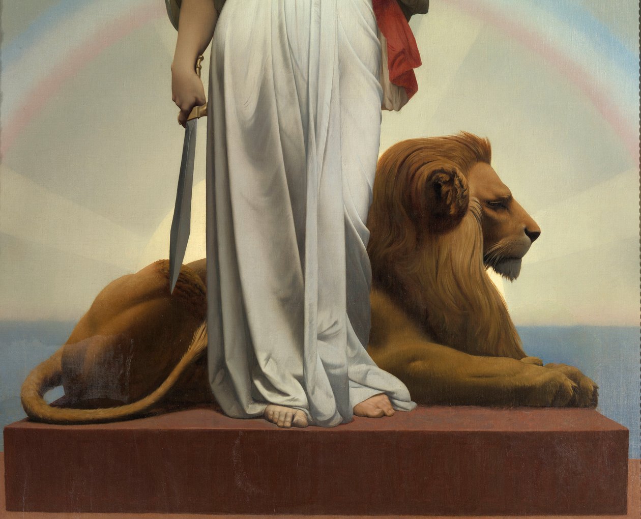 Republiken av Gerome Jean Leon (1824 - 1904) (allegori - 1848); Lilas rådhus av Jean Leon Gerome