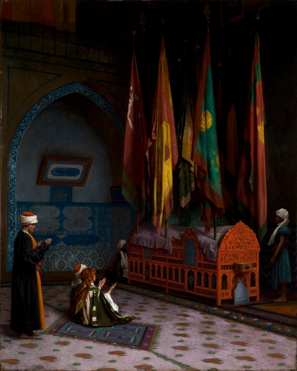 Vaktvakten vid sultanens grav av Jean Leon Gerome