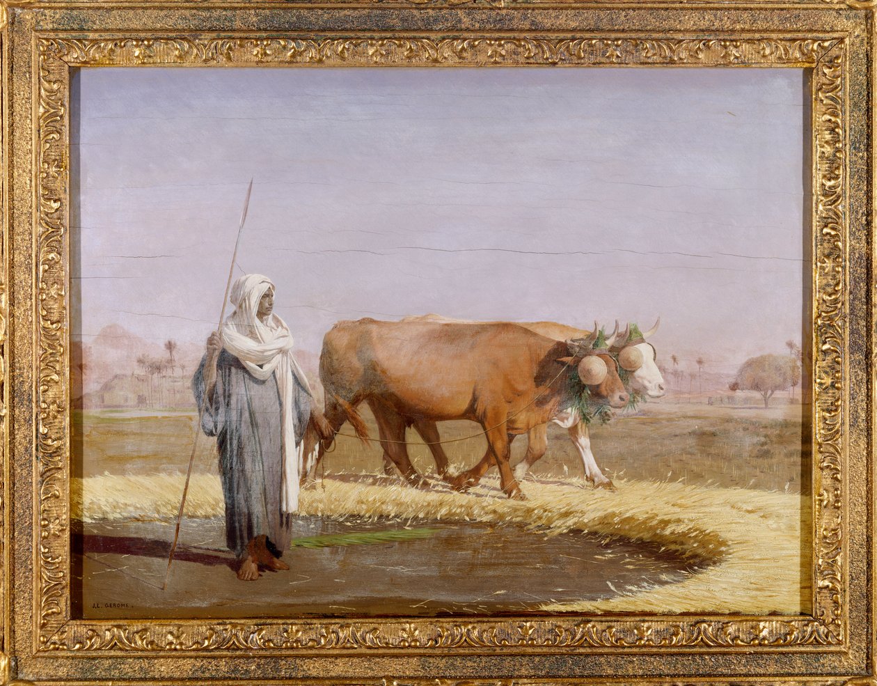 Trampa ut vete i Egypten av Jean Leon Gerome