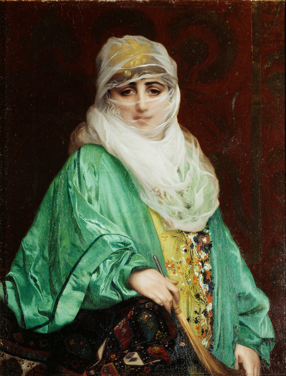 Kvinna från Konstantinopel, stående, c.1876 av Jean Leon Gerome