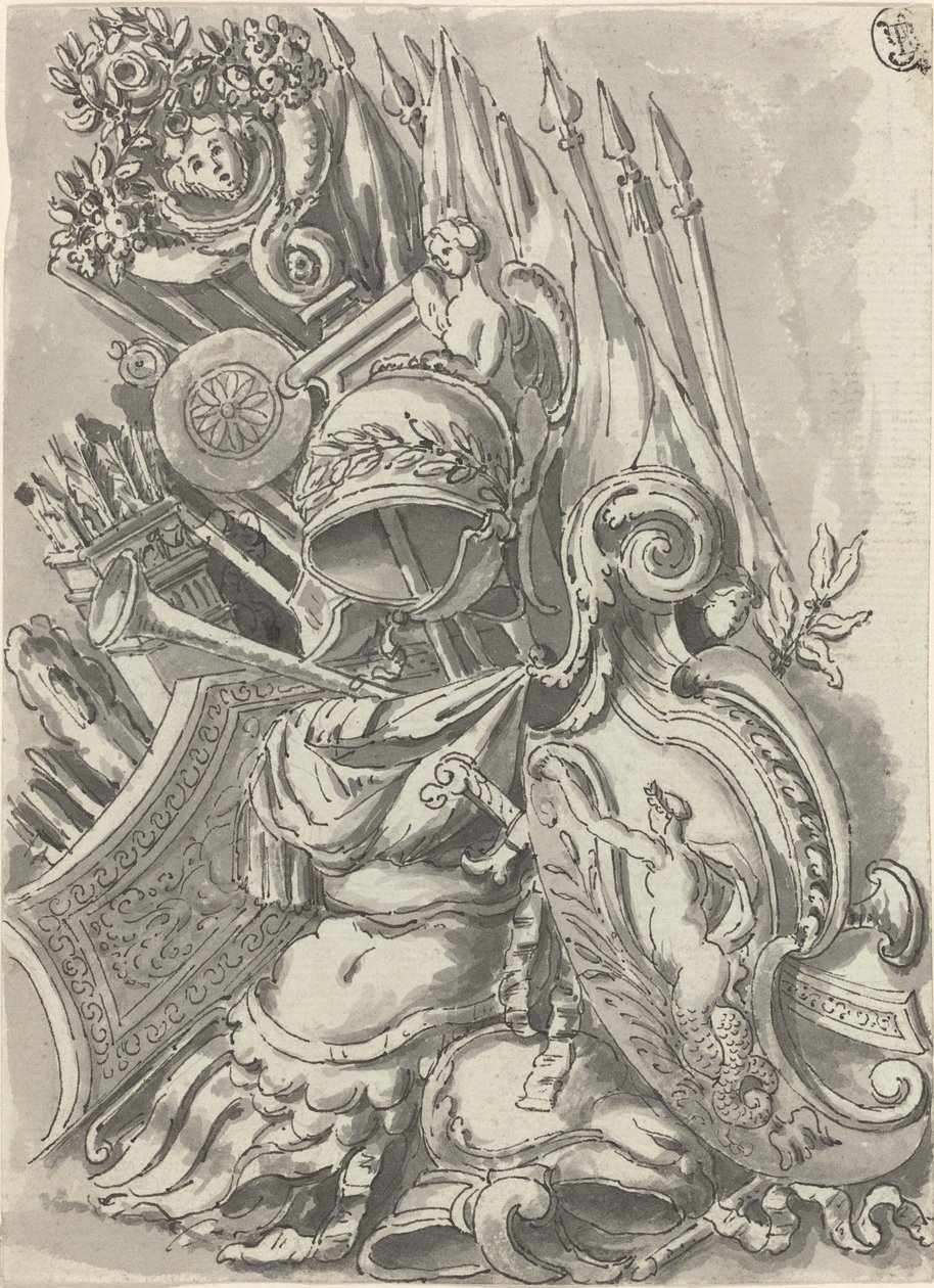 En vapentrofé av Jean Lepautre
