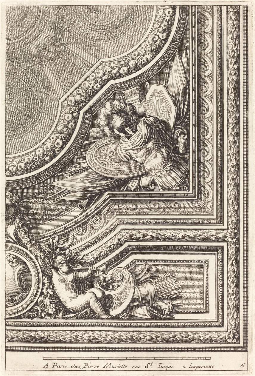 Plafond rum av Jean Lepautre