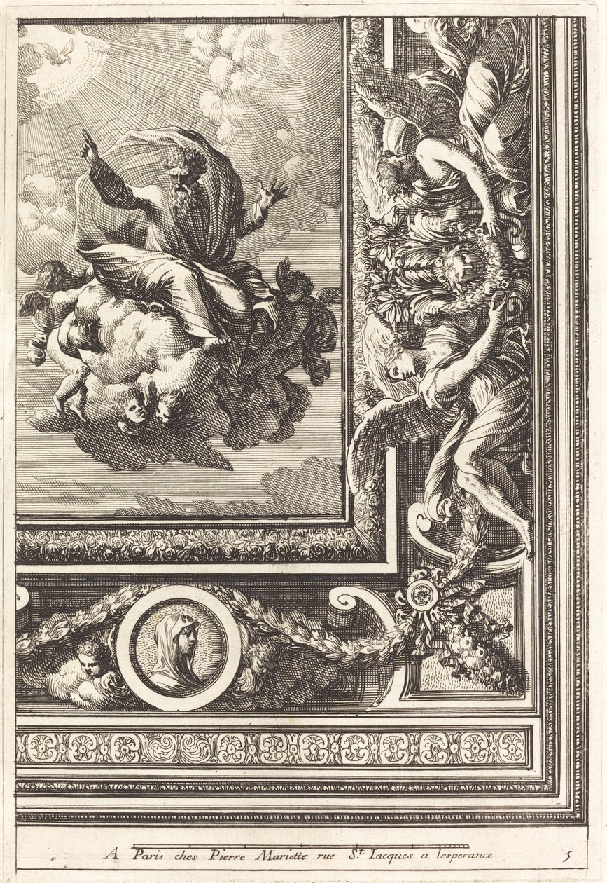 Plafond rum av Jean Lepautre