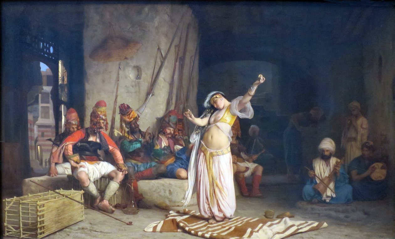 Almehs dans av Jean Leon Gerome