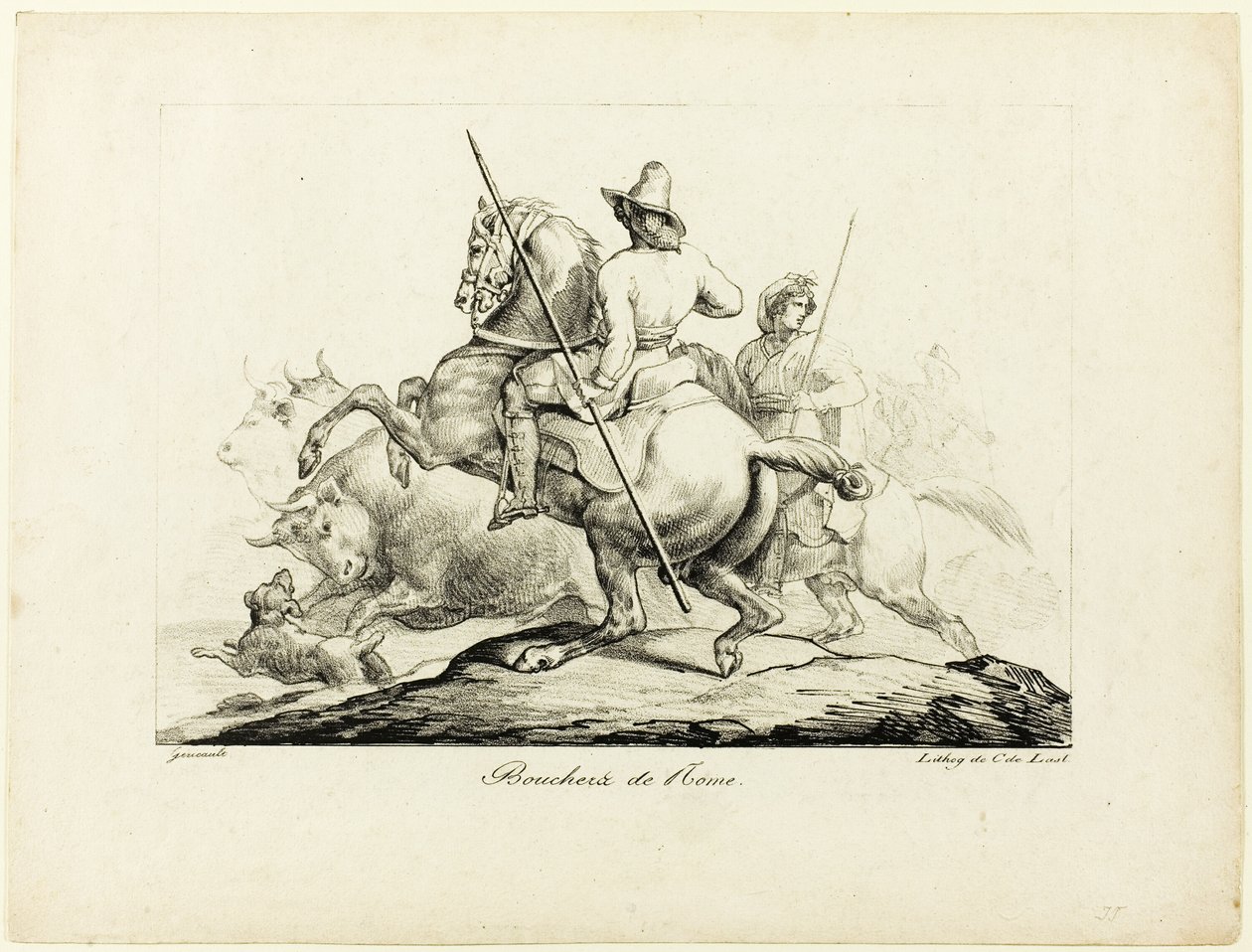 Slaktarna i Rom av Jean Louis André Théodore Géricault