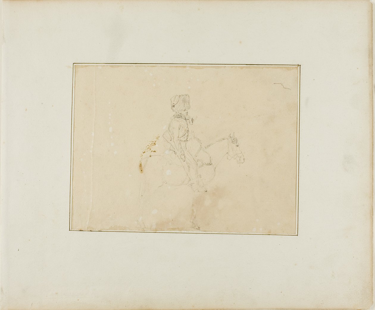 Monterad Chasseur av Jean Louis André Théodore Géricault