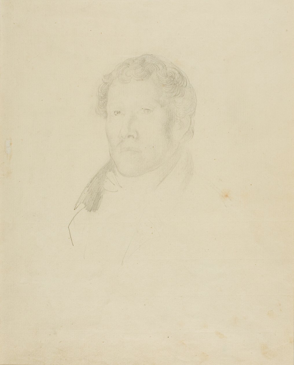 Porträtt av en man av Jean Louis André Théodore Géricault
