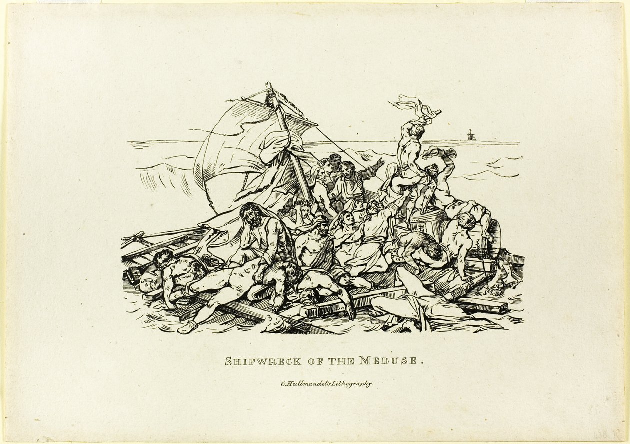 Medusas skeppsbrott av Jean Louis André Théodore Géricault