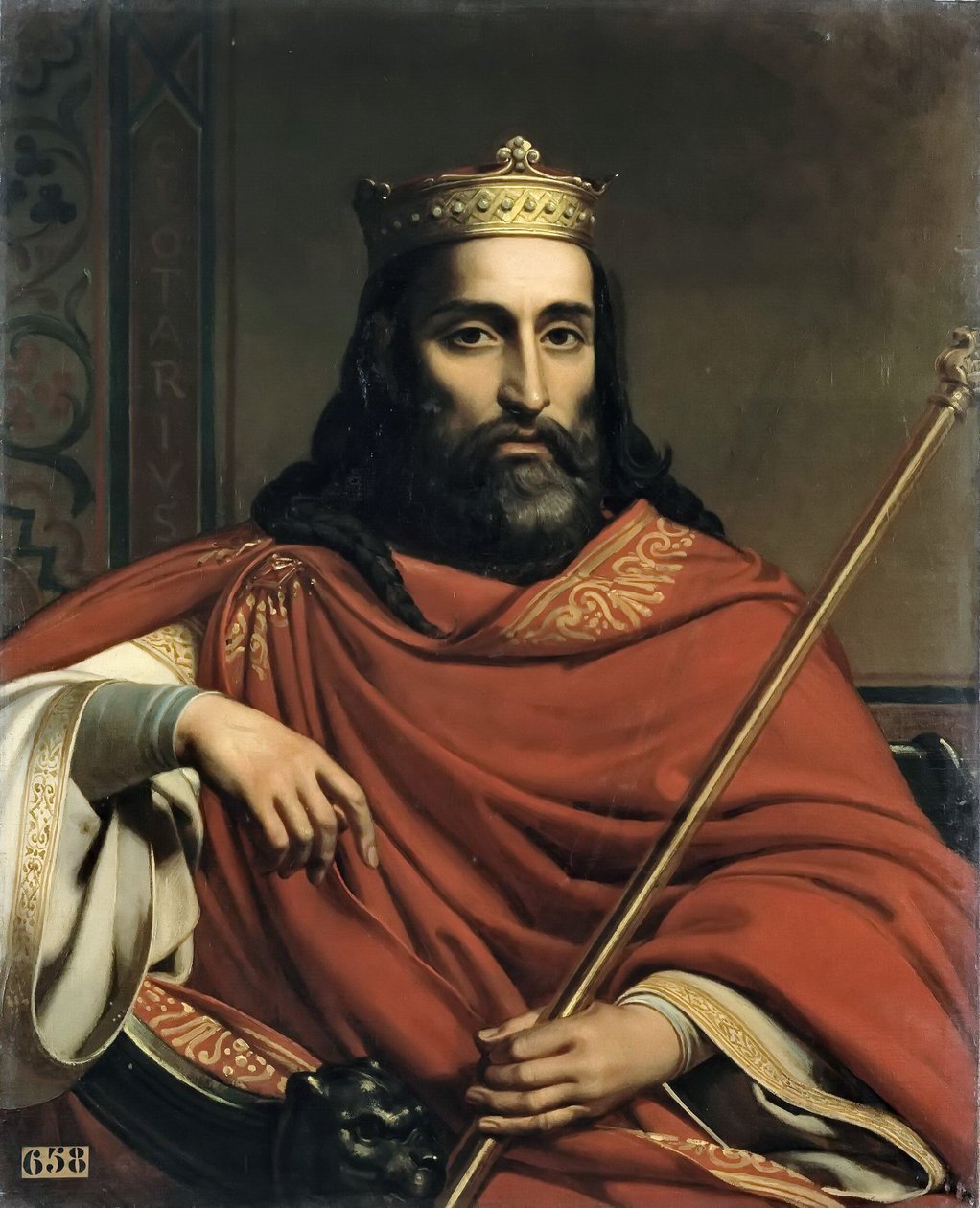 Chlothar I, frankernas kung av Jean Louis Bezard