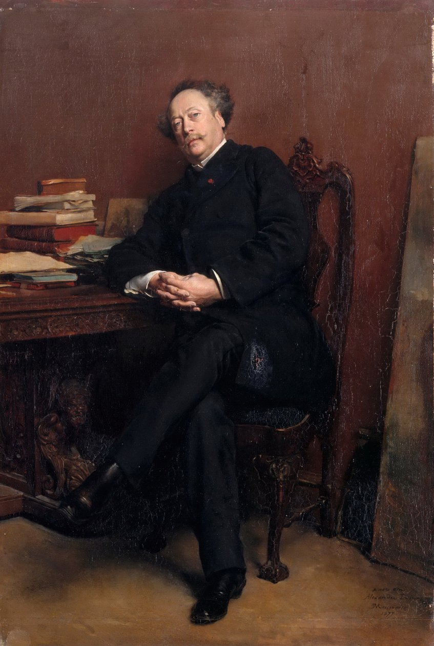 Alexandre Dumas, son 1824-1895 av Jean Louis Ernest Meissonier
