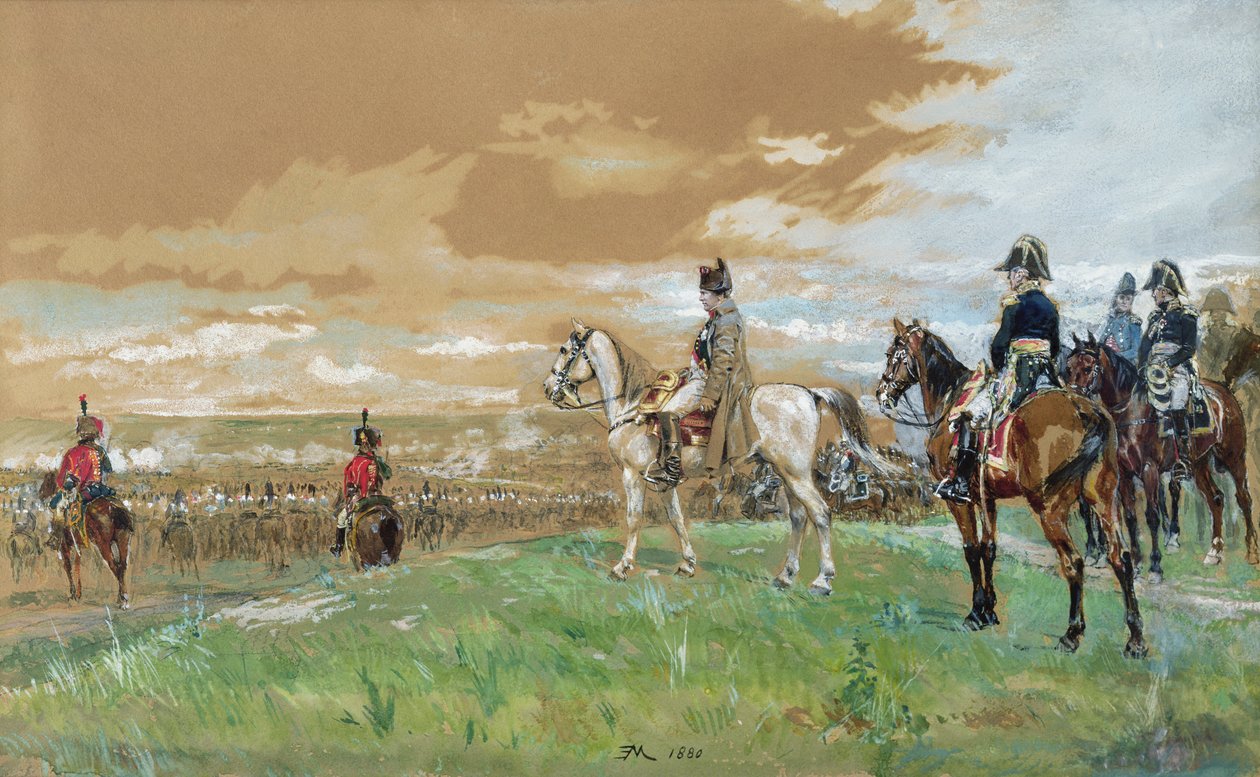 Jena (Napoleon till häst) 1880 av Jean Louis Ernest Meissonier