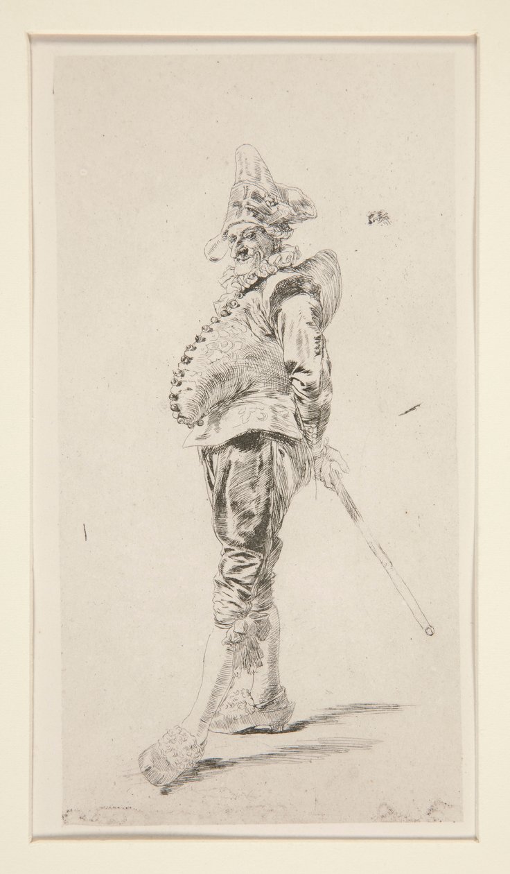 Punchinello av Jean Louis Ernest Meissonier