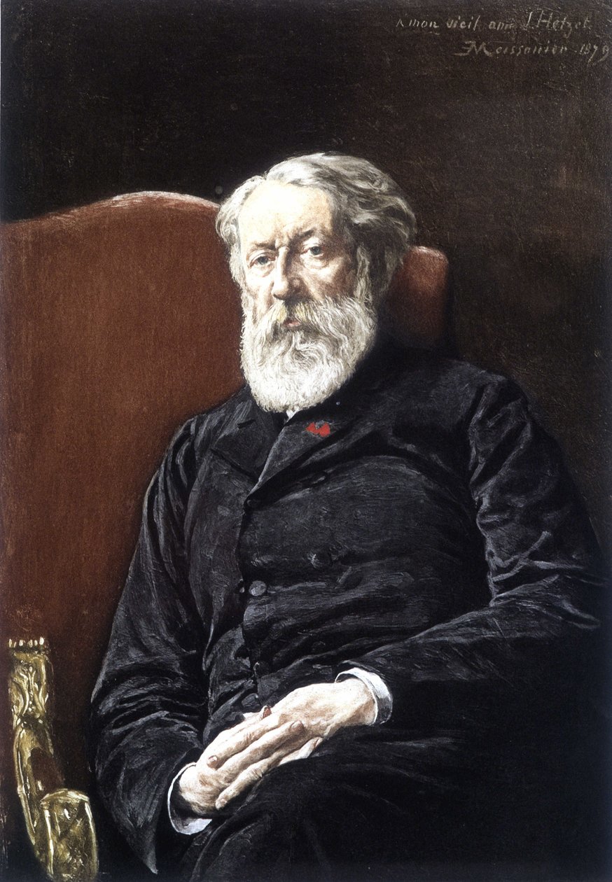 Porträtt av Hetzel av Meissonnier 1879, "Les Hommes d