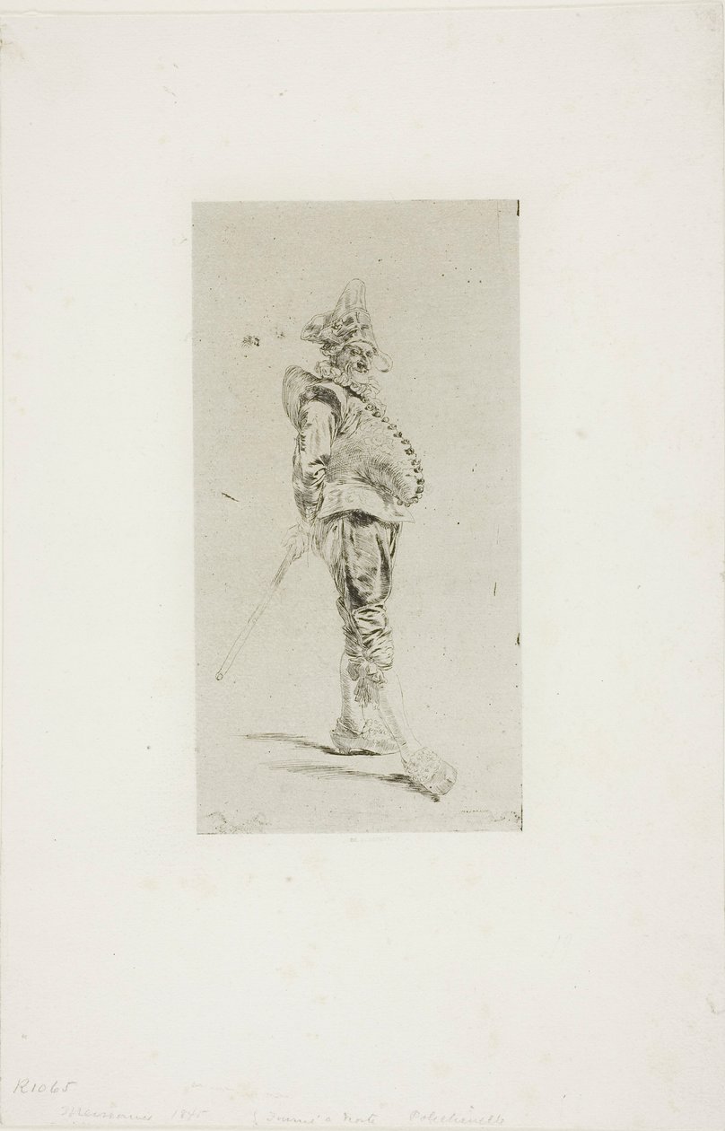 Punchinello av Jean-Louis Ernest Meissonier