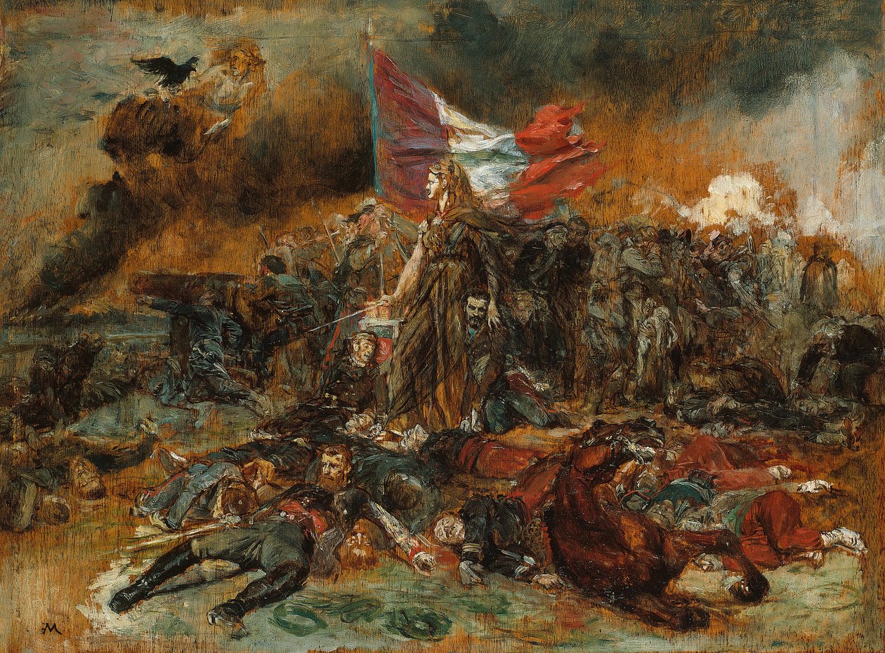 Paris försvar, 187071. av Jean Louis Ernest Meissonier