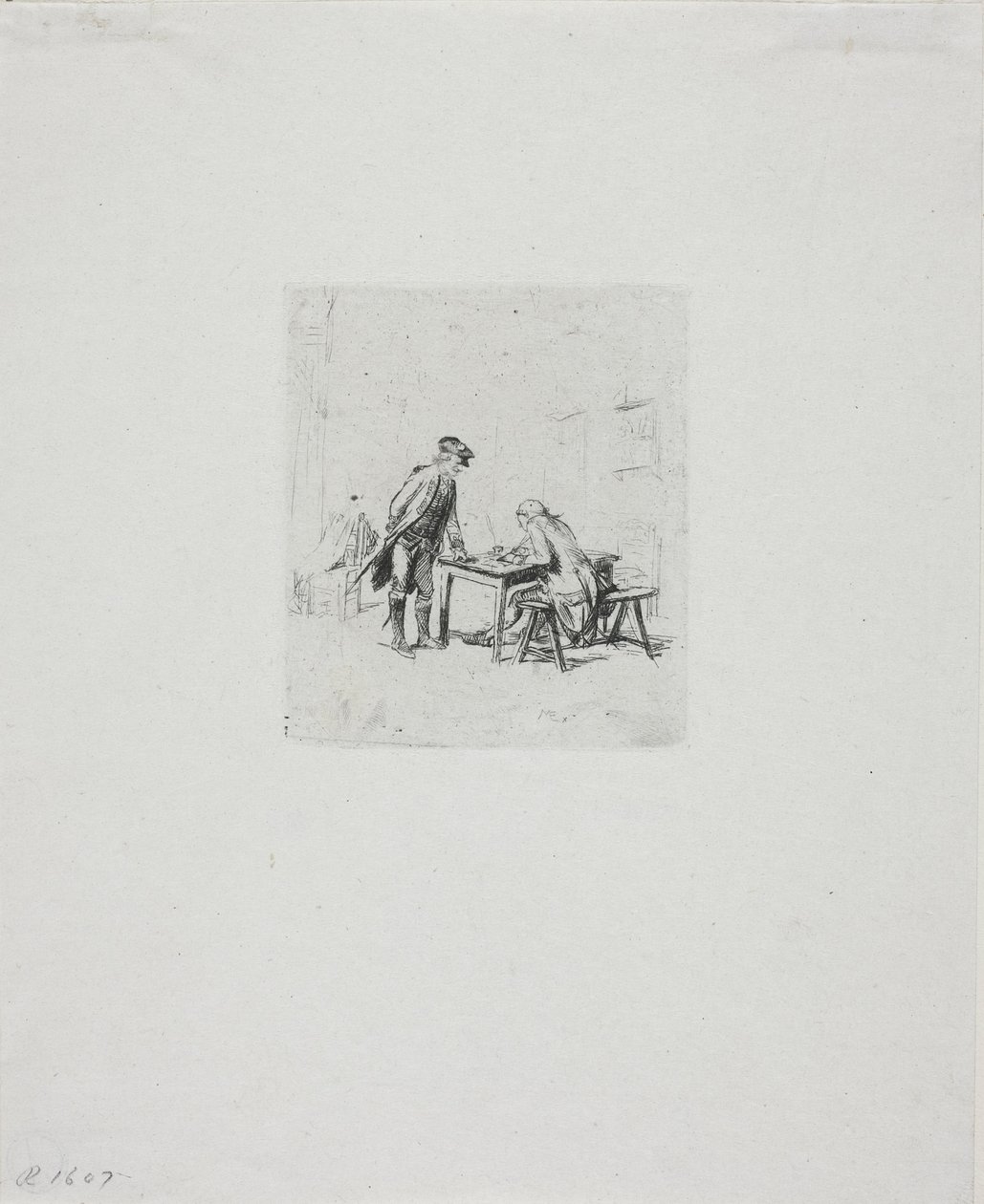 Sergeant Reporter av Jean Louis Ernest Meissonier