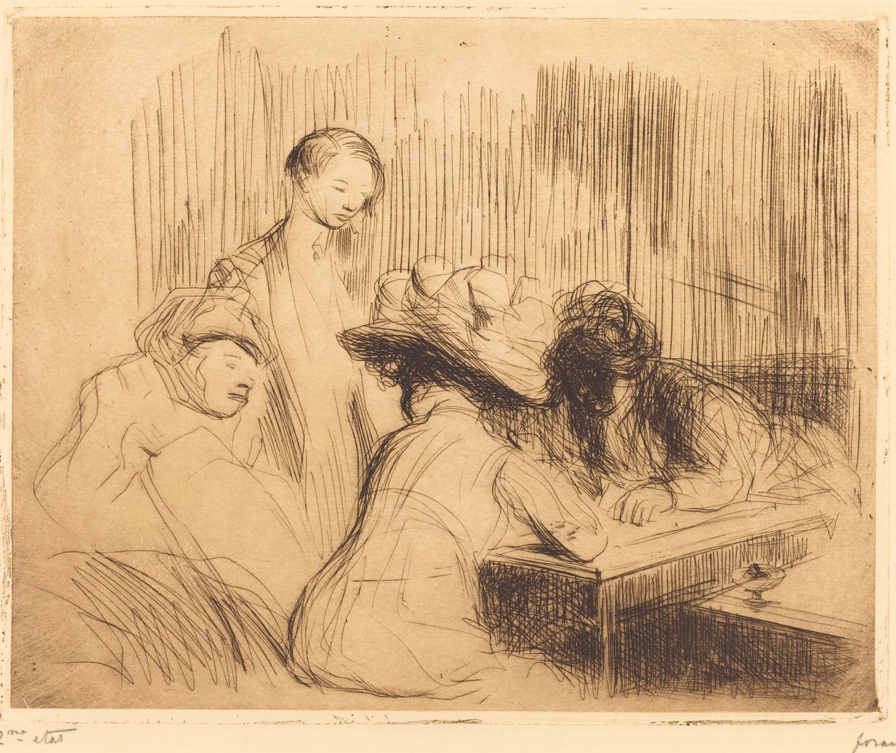 Ett dyk i Montmartre av Jean Louis Forain