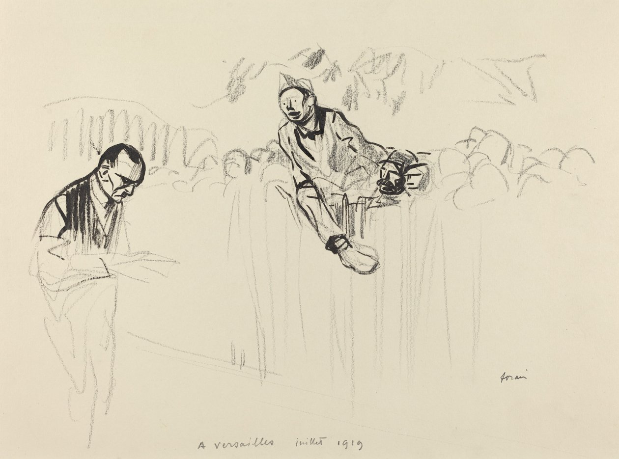 I Versailles juli 1919, förmodligen 1919. av Jean Louis Forain