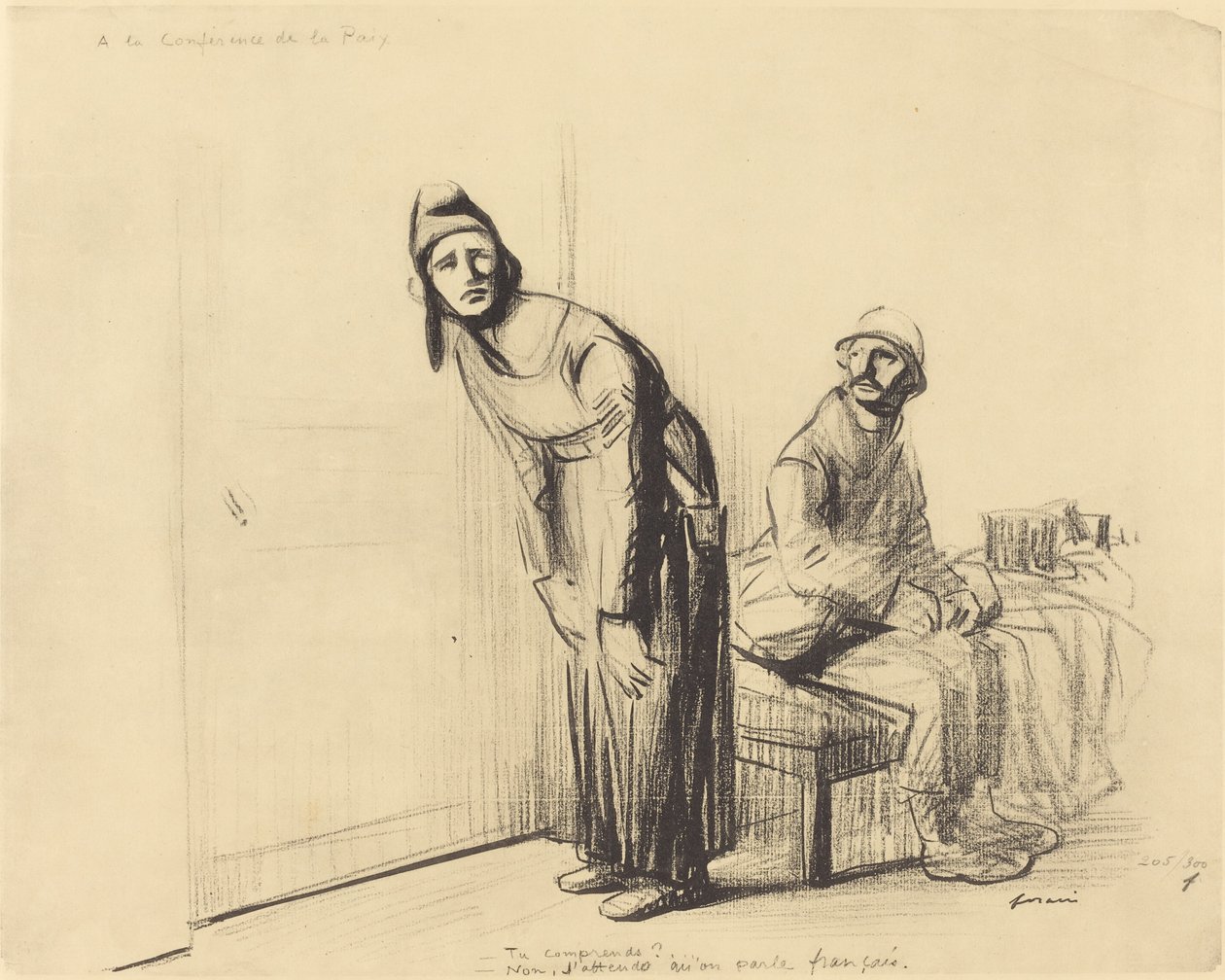 På fredskonferensen av Jean Louis Forain